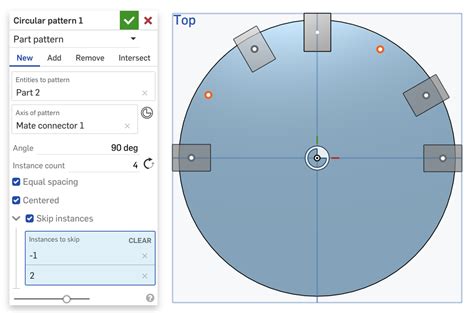 Circular Pattern Tutorial 的图像结果