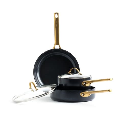 Greenpan 5-Piece Reserve 6-in Ceramic Cookware Set with Lid CC003799 ...