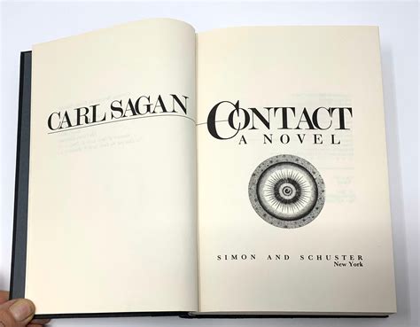 Contact by Carl Sagan~1985~First Edition~First Printing~Full Number ...