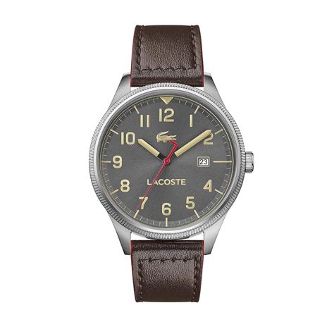 Lacoste Continental Analog Grey Dial Men's Watch-2011020 : Amazon.in ...