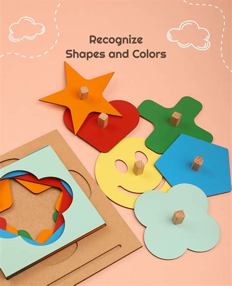 Multi Shape Puzzle with Board – MyDitto