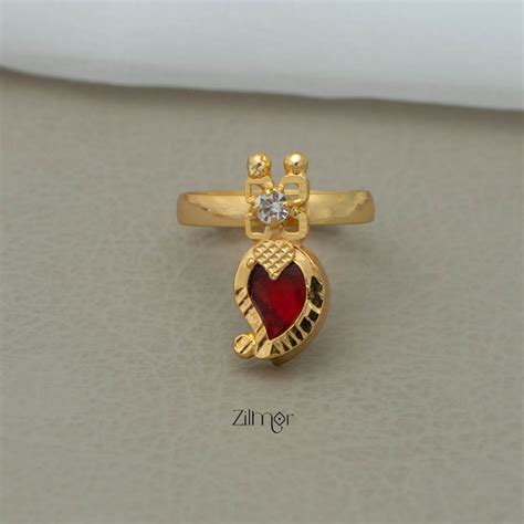 PP101105 - Gold Plated Adjustable Mango Ring – Zilmor