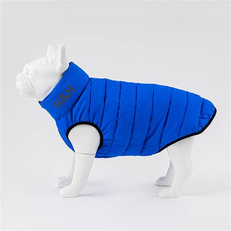 Hugo & Hudson Reversible Dog Puffer Jacket - Blue and Navy | Water ...
