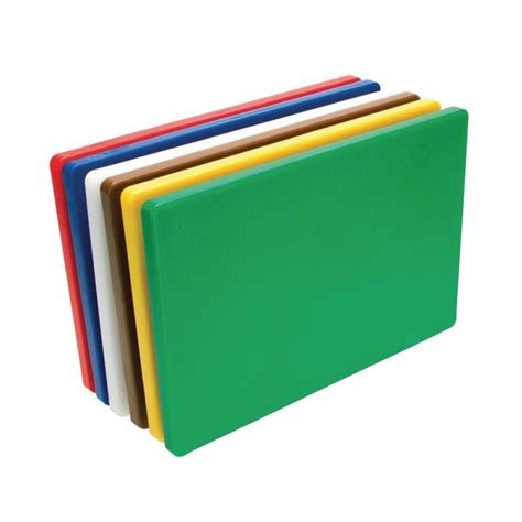 WHITE CUTTING BOARD PE LARGE 500X380X13MM - Core Catering