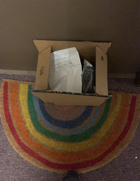 Arrived home to my Amazon package opened with a note that wasn’t signed ...