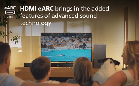 Philips Soundbar TAB8947 5.1 Ch (3.1.2) 660W (Black) Dolby Atmos ...