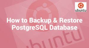 How to Restore Database Using a Psql File 的图像结果