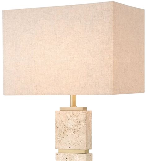 Casa Padrino luxury floor lamp beige / antique brass 55 x 30 x H. 145.5 ...