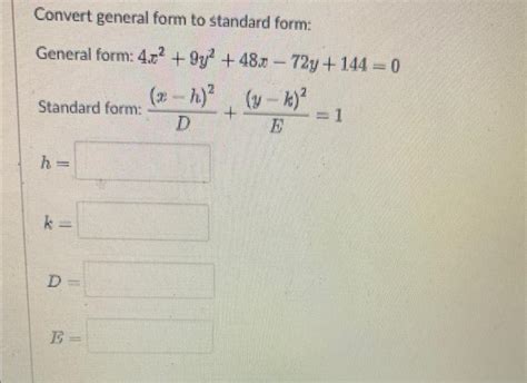 How to Convert Equations into General Form 的图像结果