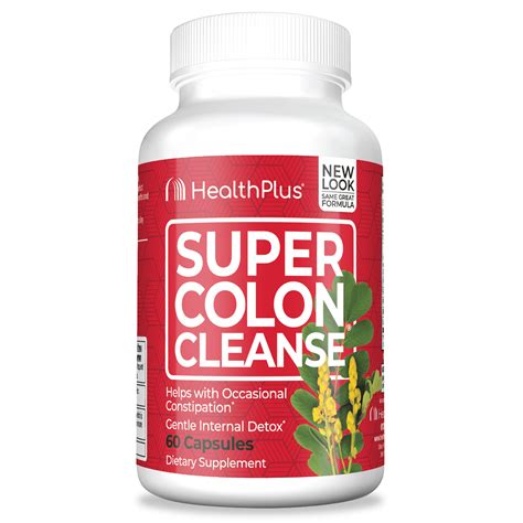 Health Plus Super Colon Cleanse: Healthy Pills for Gut Digestion, Bowel Care & System Cleanser ...