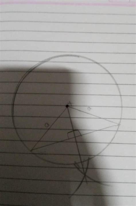 draw a circle with diameter 7.2cm and draw its perpendicular bisected ...