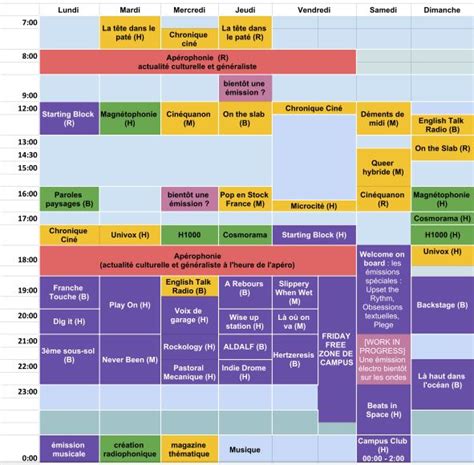 Image result for Grille Des Programmes