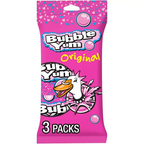 Bubble Yum Original Flavor Gum 3pack 8.46oz - Walmart.com
