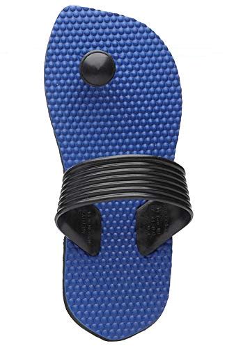 METHYZ– Classic Design- Adult Unisex Rubber Sandals with Acupressure ...