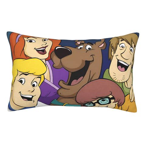 Lsque Scooby-Doo Pattern Bedding Waterproof Pillow Protector Zippered ...