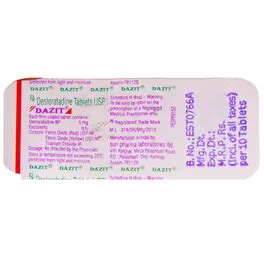 Dazit Tablet | Uses, Side Effects, Price | Apollo Pharmacy