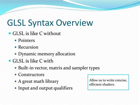 Image result for GLSL Tutorial
