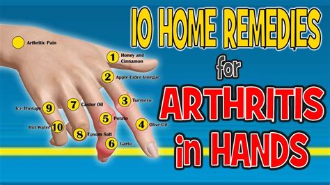 10 Home Remedies for Arthritis in Hands - Pain Relief Diet - YouTube