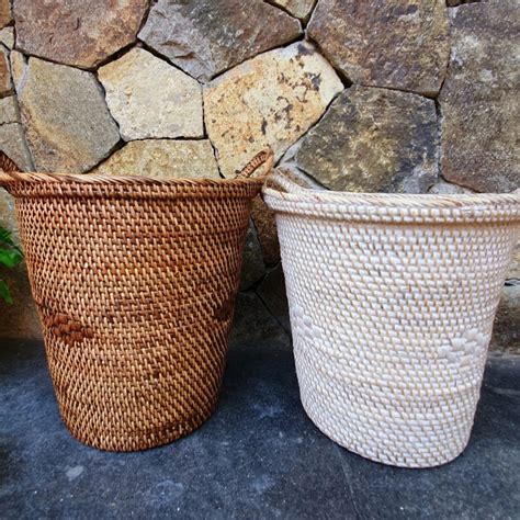 Round Rattan Baskets With Handles – Canggu & Co