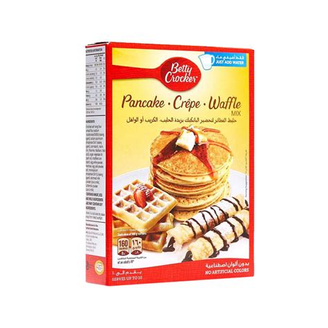 مزيج بيتي كريب ووافل بان كيك كروكر، 360 غرام Betty Crepe & Waffle Mix Crocker Pancake, 360g
