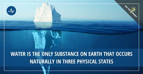 Substance in All Three Aggregate States - Did You Know?