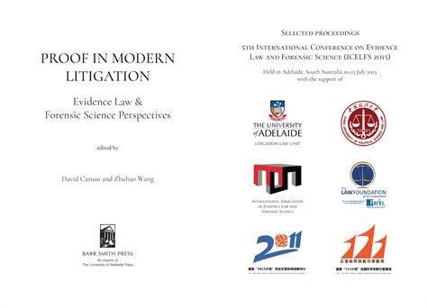 两部中国证据科学文集（英文）在澳大利亚出版-中国政法大学新闻网
