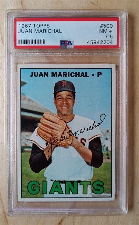 1967 Topps PSA 7.5 Juan Marichal Baseball Card - Etsy