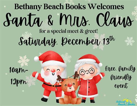 Meet Santa & Mrs. Claus — Bethany Beach Books