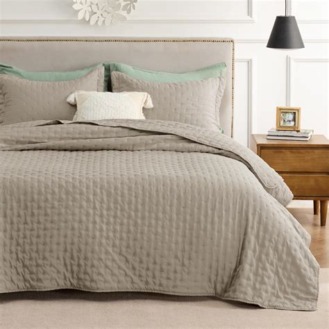 Bedsure Twin Extra Long Quilt Set - Soft Ultrasonic Twin Quilt Set ...