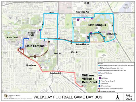 University Of Colorado Boulder Map