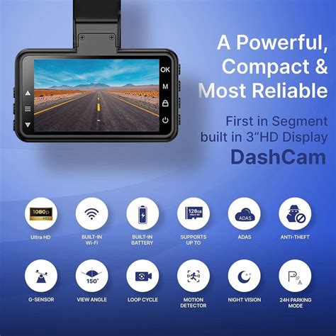 Roadeye Dashcam for Cars | Full HD 1080P | WiFi & APP – Crossbeats