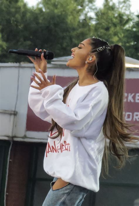 Ariana Grande - One Love Manchester Benefit Concert at Old Trafford in ...