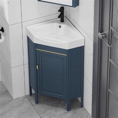 Small Corner Vanity Cabinet