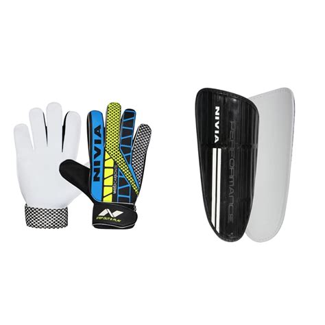 Buy Nivia Carbonite Web 896 Latex Goalkeeper Gloves (Multicolour ...