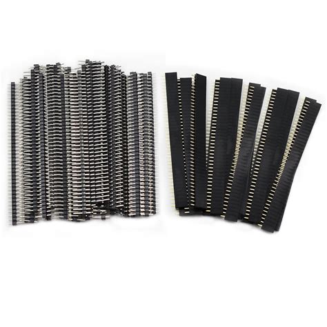 OCR 2.54mm Breakaway PCB Board 40Pin Male and Female Pin Header ...