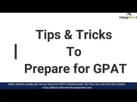 GPAT Preparation Tips 2025: Preparation Strategy, Time Table