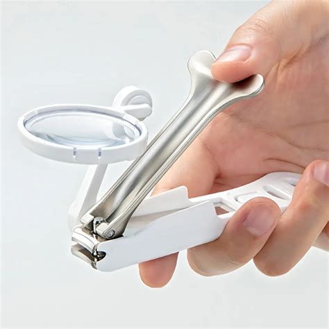 Green Bell Takuminowaza Stainless Steel Nail Clippers with Magnifier ...
