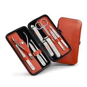 Beauté Secrets Premium Manicure Pedicure Kit – 10-Piece Nail Cutter Set ...