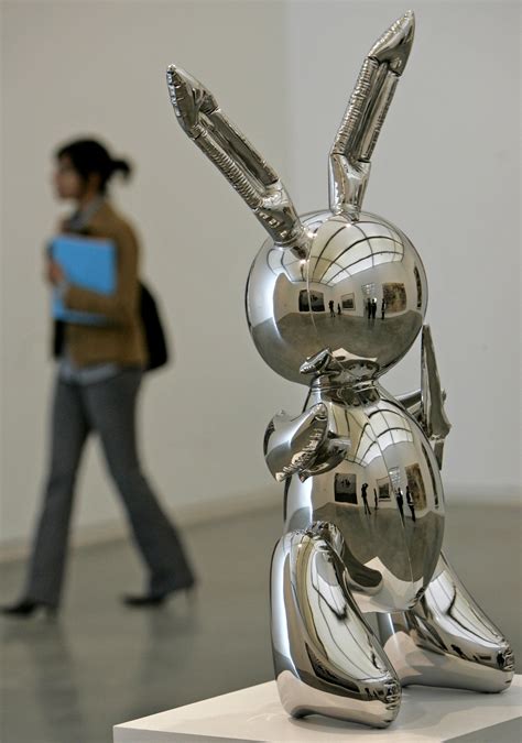 Jeff Koons Bunny Sculpture at Jacob Mauldin blog