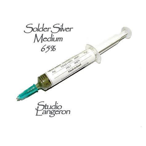 Silver Solder Paste 9 G Medium Syringe, Melting Point 670, Solder ...