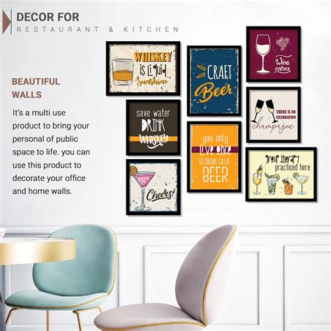 Restaurant Wall Wonders - Set of 8 – Kotart