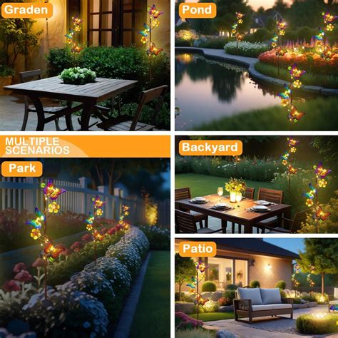 NAN ZAI NAN FANG Butterfly Solar Garden Lights - India | Ubuy
