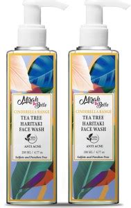 Mirah Belle Tea Tree, Haritaki pack of 2 Face Wash - Price in India ...