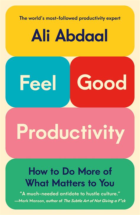Feel-Good Productivity: How to Do More of What Matters to You [eBook ...