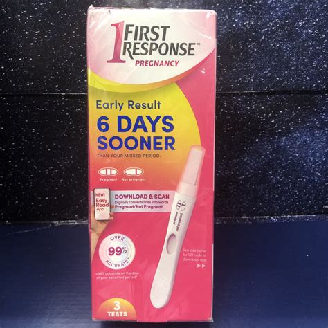FIRST RESPONSE Early Result Pregnancy Test 6 Days Sooner - 3 Ct EXP: 1 ...