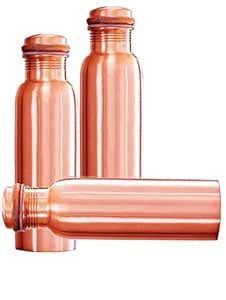 Buy Namaskar 1 Litre Three Sim Plain Copper Bottles Online at Low ...