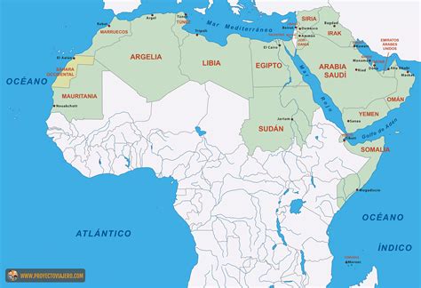 Mundo árabe: los 22 países árabes del mundo