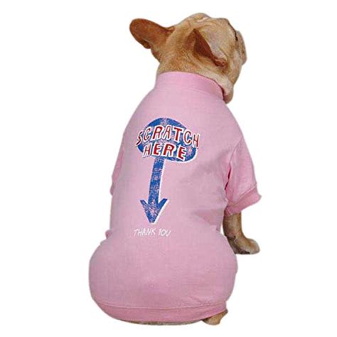Zack & Zoey UM0278 10 75 Scratch Here Tee for Dogs, X-Small, Pink ...