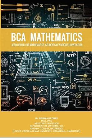 Buy BCA MATHEMATICS Also Useful For Mathematics Students of Various ...