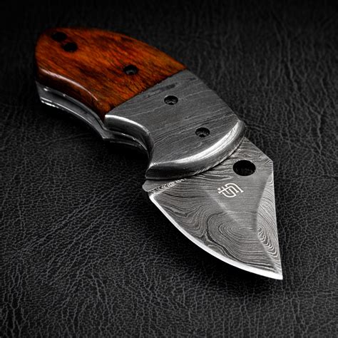 Lightoller Damascus Steel EDC Folding Knife - Forseti Knives - Touch of Modern